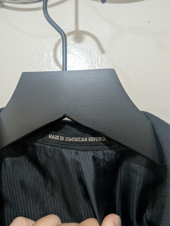 Pierre Balmain Vintage Black St Tropez Blazer with Pinstripes - Picture 5 of 12